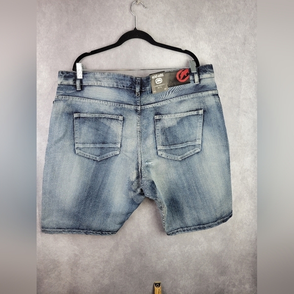 Ecko unltd Relaxed Cotton crystal hole  men shorts Size 42 - Picture 9 of 12